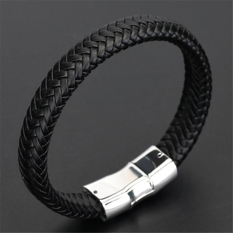 Trendy Genuine Leather Bracelets