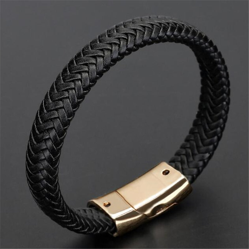 Trendy Genuine Leather Bracelets