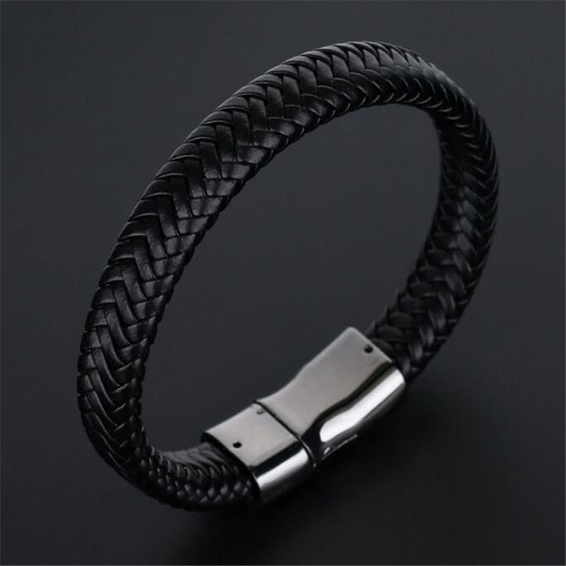 Trendy Genuine Leather Bracelets