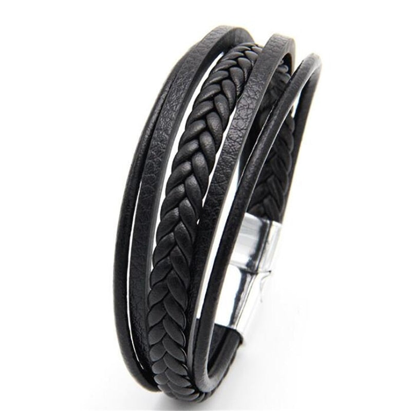 Trendy Genuine Leather Bracelets