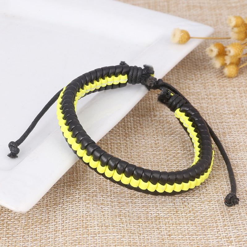 Trendy Genuine Leather Bracelets